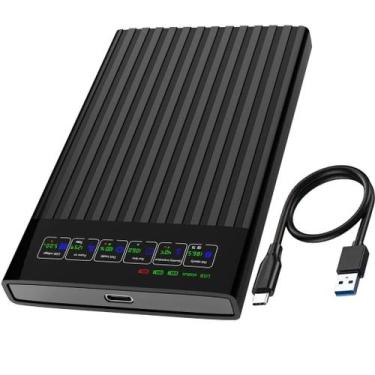 Imagem de HDD SSD Caixa SATA de 2,5 polegadas USB 3.1 HDD Gabinete 6 Gbps Capas 