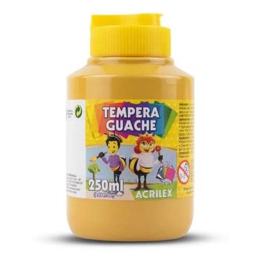 Imagem de Tinta Tempera Guache 250ml 564-amarelo Ocre - ACRILEX