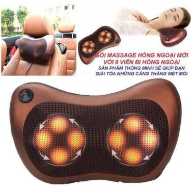 Imagem de Almofada Massageadora para coluna infravermelho 8 Giros c/ infravermel