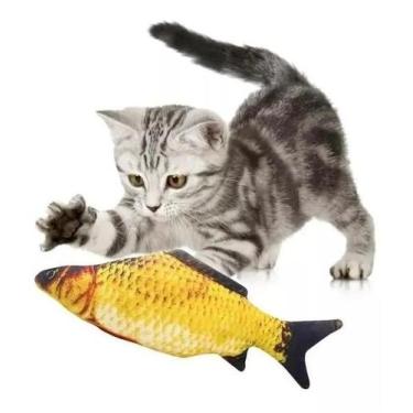 Imagem de Peixe Elétrico Brinquedo Pet Usb Pet Gato Cachorro  - Western