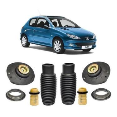 Imagem de Kit Do Amortecedor Dianteiro Peugeot 206 1.0 2007 2008 2009 - Qualykit