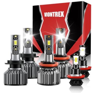 Imagem de Adequado para lâmpadas Ford Fusion, H7 High Beam H11 Low Beam H11 Lâmpadas de neblina 2006 2007 2008 2009 2010 2011 2012 2013 2014 2015 2016 2017 2018, 6500 Luz branca para carro 0K Lâmpadas, Plug and