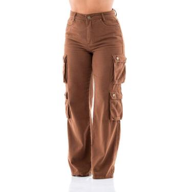 Imagem de Calça Collor Feminina Arauto Wide Cargo