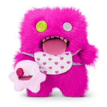 Imagem de Fuggler Mini Rascals 9-inch Assortment Series 1 (Double Trouble) (Oogah Boogah (Pink - Long Pile) by ZURU, Funny Ugly Monster Plush Toy