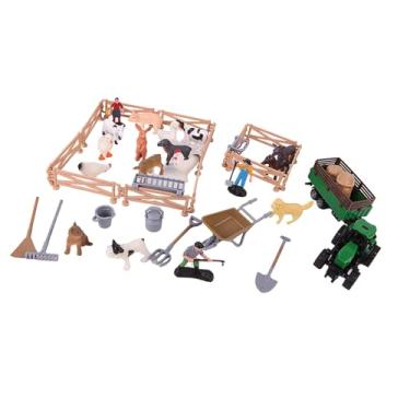 Imagem de MotiveTech Figuras de Animais de Fazenda, Modelos, Decorações, Brinquedos Educativos, Micropaisagens Realistas, Brinquedos para Meninos E Meninas Adultos, 42 PeÇas