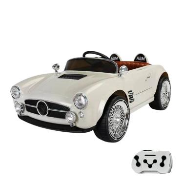 Imagem de Mini Carro Elétrico Retrô 12V Controle Remoto Infantil Rico em Detalhes Importway Bw-321 Motorizado