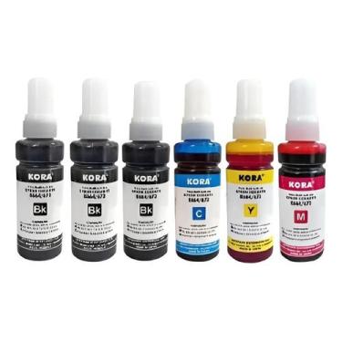 Imagem de Kit 6 Tintas Corante T664 72 73 72 KORA