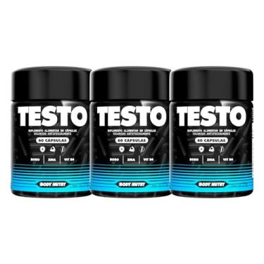 Imagem de Kit 3x Vitaminas e Minerais Pote 60 Cápsulas Masculino Feminino Suplemento em Cáps 100% Natural Boro Fonte de Calcio Rico em Zinco Niacina Magnesio Matéria Prima Importada - Body Nutry