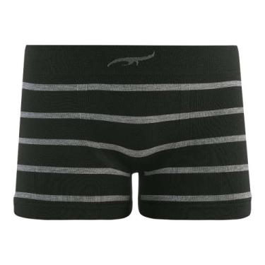 Imagem de Cueca Boxer Infantil sem Costura Preto Zee Rucci, G