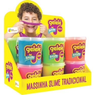 Imagem de Slime Gelele Balde 12 Unidades 457g