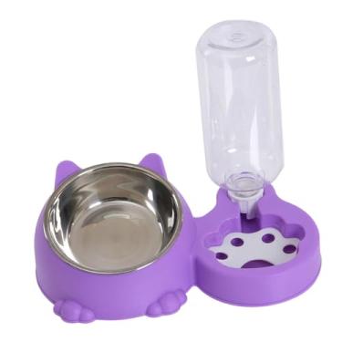 Imagem de Ｂｅｓｇａ Alimentador E Inclinador para Gatos, Tigela Individual para Cães com Bebedouro Automático, Alimentador E Bebedouro para Gatos, Cães Pequenos, Gatinhos, Tolet