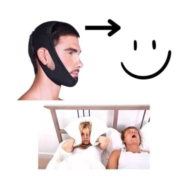 Imagem de Máscara P/Dormir Confortável Neoprene Premium (Preto, M)