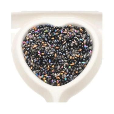 Imagem de Contas De Cristal Pequenas Em Forma Oval 3x5mm 200Pcs Grãos De Arroz V