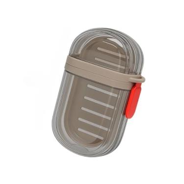 Imagem de Saboneteira portátil para viagem, à prova de vazamentos, leve e prática, feita de material PP (KIT1)