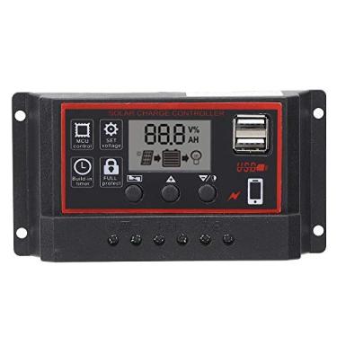 Imagem de Controlador de Carga Solar Lcd Display Lcd Controlador de Carga de Tela Grande Controlador de Carga Controlador de Carga/descarga 12v/24v Painel Solar (40A)