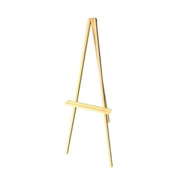 Imagem de Cavalete para Pintura, Cavalete de Pintura em Pinus, 1,20 Altura, Adequado para Pintura(1,20 SIMPLES)