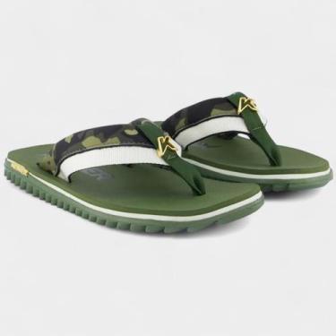 Imagem de Sandália Kenner Kivah Colors Camuflagem Masculina - Verde, 40