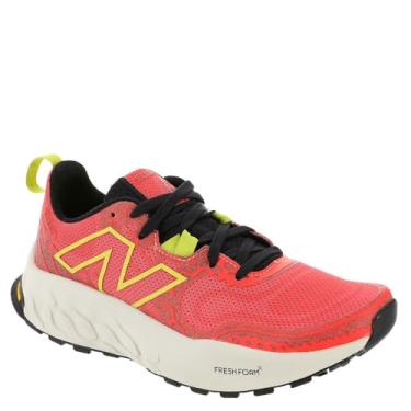 Imagem de New Balance Tênis de corrida feminino Fresh Foam X Hierro V8 Trail, Vermelho golfo/árvore do chá/angorá, 35