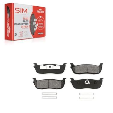 Imagem de Pastilhas de freio a disco traseiro SIM-711 para Ford F-150 Expedition Lincoln Town Car Navigator Heritage F-250 Blackwood