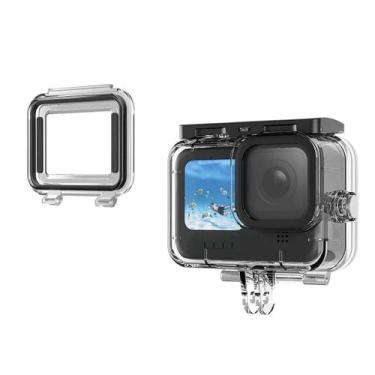 Imagem de Caixa Estanque + Tampa Skeleton de GoPro 13/12/11/10/9 - Telesin