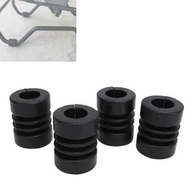 Imagem de 4 peças de almofada de choque de trem de pouso de silicone, almofada de aterrissagem amortecedor de pé peça de reparo para acessórios de drones T40 T30 T20P