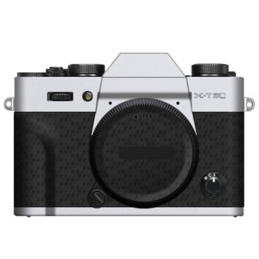 Imagem de X-T30 X-T30II Película protetora de vinil antirarranhões para câmera FujiFilm X-T30 Mark II XT30II (transparente + preto favo de mel)