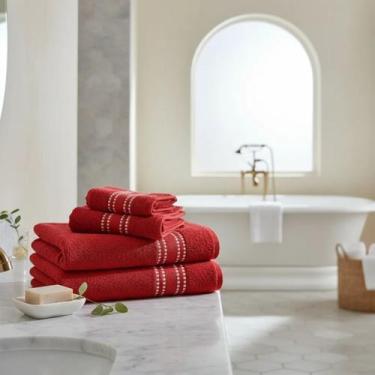 Imagem de Jogo de Toalhas Camesa Banho e Rosto 4 peças Linea Algodão macia absor