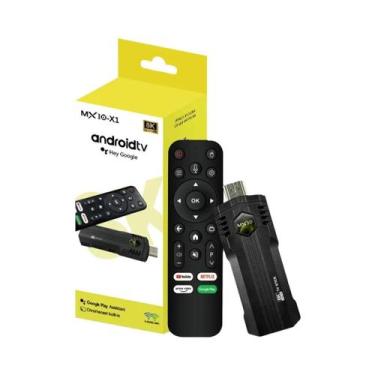 Imagem de Stick De Streaming 4K Smart TV 2GB 16GB WIFI Controle Remoto Por Voz A