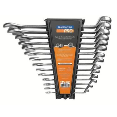 Imagem de Jogo De Chaves Combinadas 14 Peças Tramontina Pro Linha Profissional T