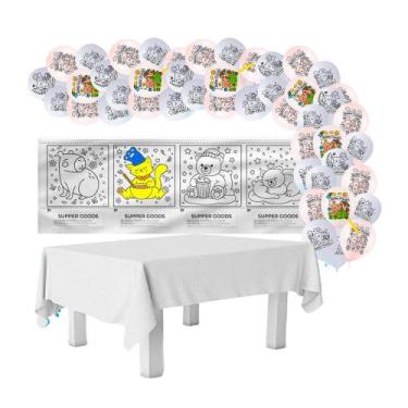 Imagem de Kit festa Boobie Friend Decoração Aniver Painel+toalha+balão - RIVFEST