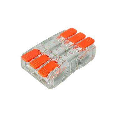 Imagem de 50X Conector Emenda Tripla Linear 2,5Mm 24A 450V - 221-653