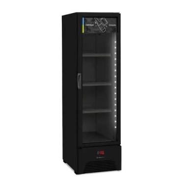 Imagem de Cervejeiro Expositor Porta de Vidro 337 Litros All Black VN28RH 220V -
