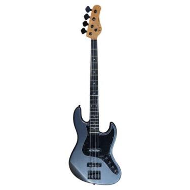Imagem de Contrabaixo Tagima Passivo 4c Escala Escura Tw-73 Metallic Deep Silver