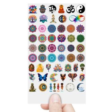 Imagem de Cartela Adesivos Espiritualista Mandala Árvore da Vida DTF UV - Gravia