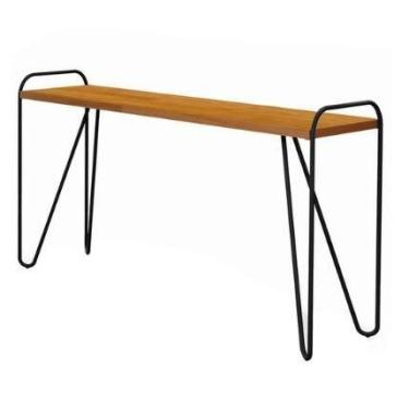 Imagem de Aparador Genova Para Sala Recepcao Madeira Natural - Luapa Moveis