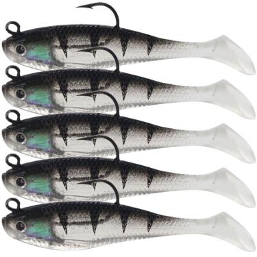 Imagem de KIT 5 ISCAS ARTIFICIAIS REALISTA P/TUCUNARÉ ROBALO LAMBARI-Unissex