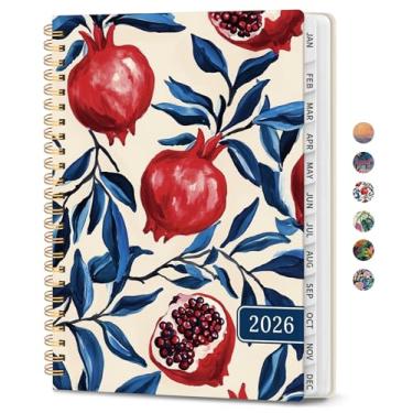 Imagem de Agenda 2026, agenda estética semanal e mensal para mulheres, janeiro de 2026 a dezembro de 2026, livro de calendário de capa dura 2026 com abas mensais, bolso interno, perfeito para escritório, casa