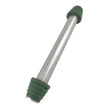 Imagem de Generic Rolo de massa de aço inoxidável com escala, acessórios de cozinha, rolo de cozimento, anéis de espessura ajustável para biscoitos de ravioli, tortas