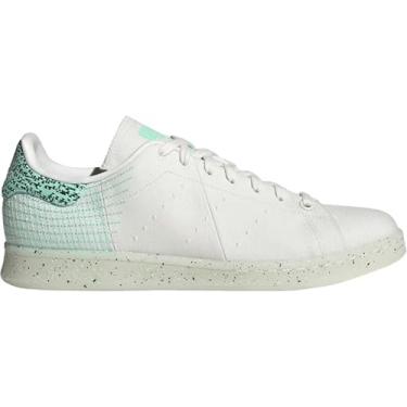 Imagem de adidas Originals Tênis masculino Stan Smith, Branco/menta, 8.5