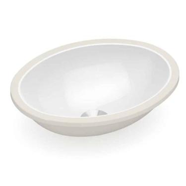 Imagem de Cuba Embutir Oval 390x300mm SMSL Branco Celite/Incepa