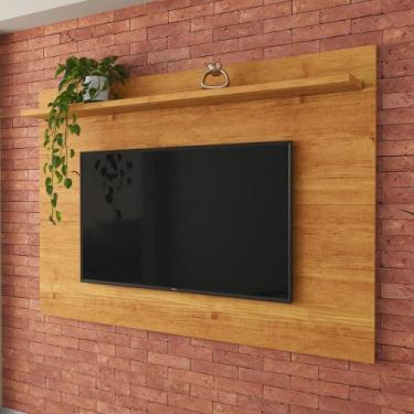 Imagem de Painel Para TV 160cm Quarto Sala Para TV 60 Sirius 1.6 Patrimar Cinamo