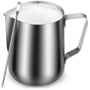 Imagem de Zulay Kitchen Jarra Leiteira Cremeira 355 mL Aço Inoxidável de Grau