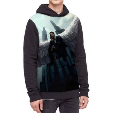 Imagem de Moletom Com Capuz Serie Lucifer Morningstar Ref:632 - smoke, Preto, PP