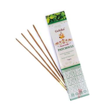 Imagem de Incenso Indiano Goloka Patchoulli 15g