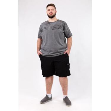 Imagem de Bermuda Cargo Comprida Tookas, X2, Preto