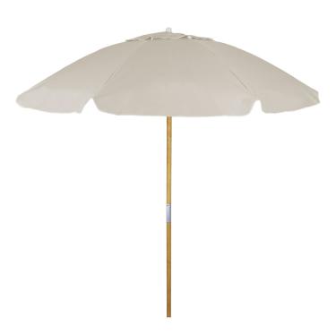 Imagem de Guarda-Sol 2,00m em Bagum e Madeira Bege Bel