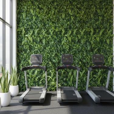 Imagem de 20 Placas de Plantas Artificiais Premium para Jardim Vertical Decoraçã