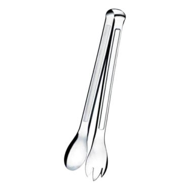 Imagem de Western Home Pegador Multiuso em Aço Inoxidável, Prata, 24cm, Clássico, Manual, Polido, Ideal para Pão, Gelo, Carnes e Saladas, Lavável na Lava-Louças