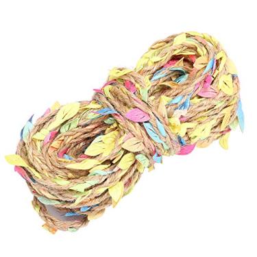 Imagem de Zerodis 10m Folha Artificial Corda Artesanato Coleção Acessórios de Vestuário Acessórios de Vestuário Guirlanda de Hera para Artesanato Diy e Decoração de Casamento Perfeito para Arranjos de Casa e