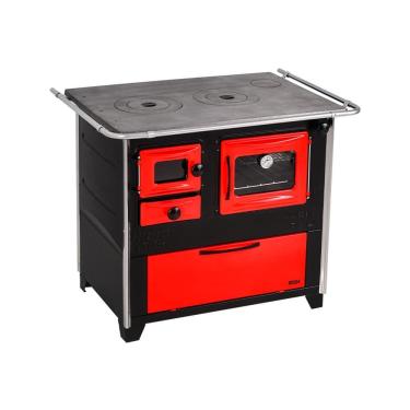 Imagem de Fogão a Lenha Lado Direito Prime Box N 2 Vermelho Hidro